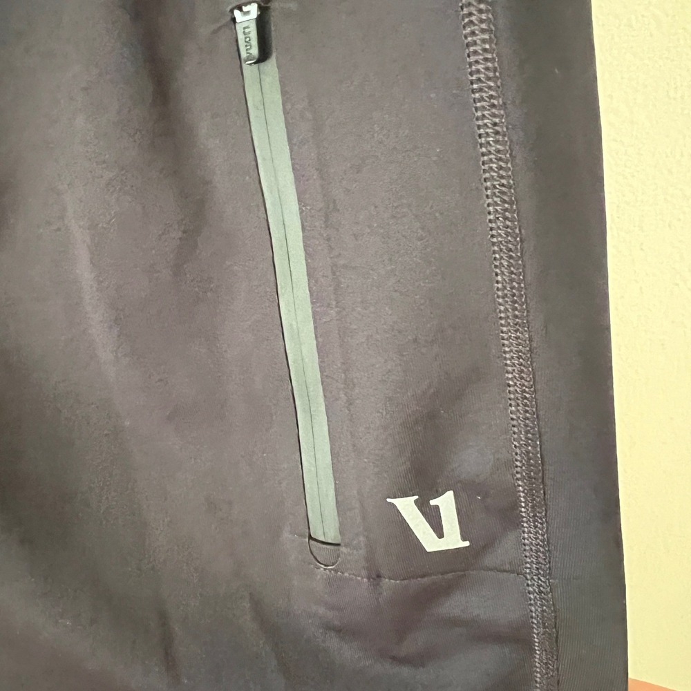 Vuori Mens Black Performance Joggers Recycled Polyester Stretch Sweatpants L - Picture 9 of 16